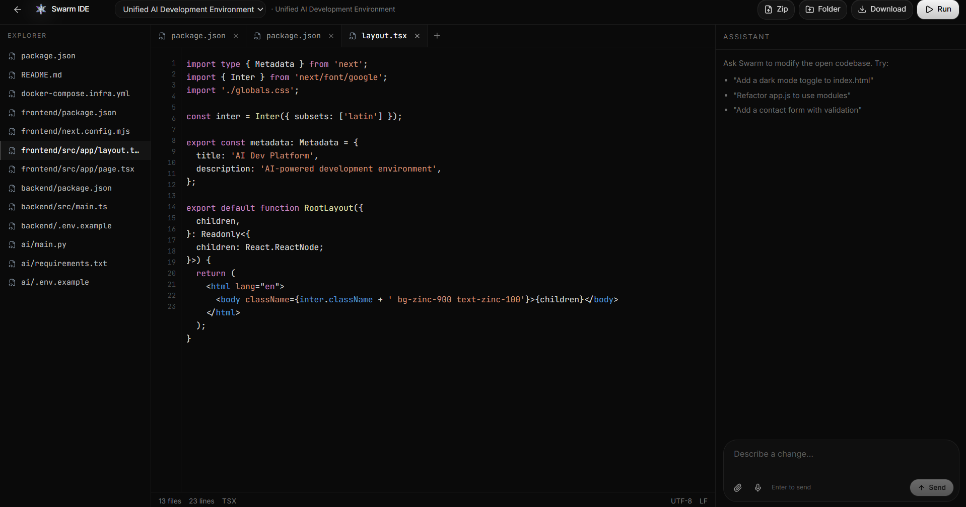 BlackSpectron Code unified AI development environment